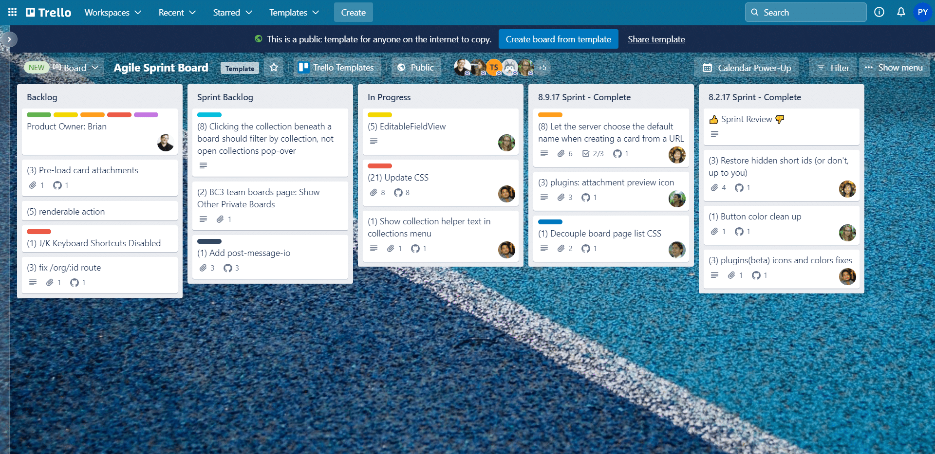 Trello management tool